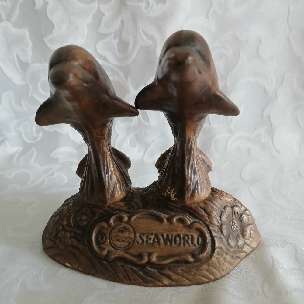 Brown Dolphin Sculpture